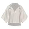Camisa Crop Coco Blanco